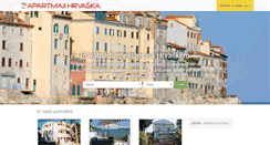 Desktop Screenshot of apartmaji-hrvaska.net