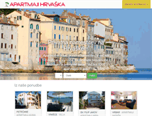 Tablet Screenshot of apartmaji-hrvaska.net
